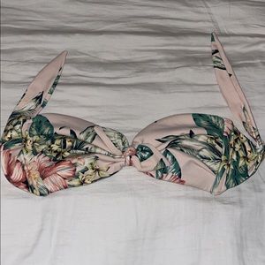 Montce strapless bathing suit top